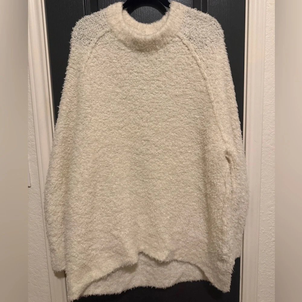 Free People Teddy Sweater Tunic | Sugar Swirl | Medium | NWOT - Picture 5 of 7